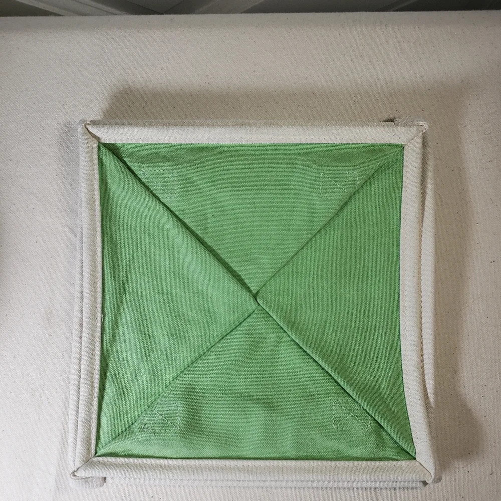 New- Pottery Barn collapsible fabric cube